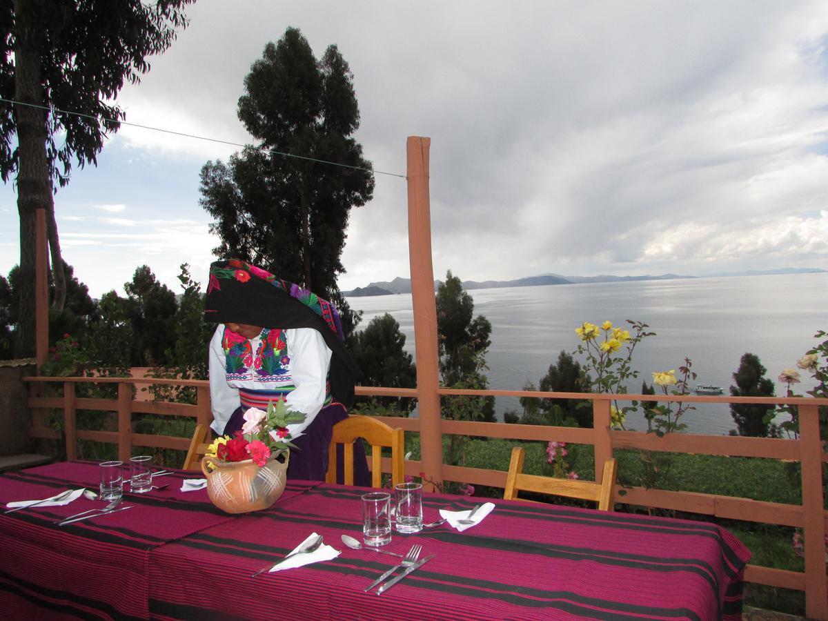 Titicaca Chaska Wasi Amantani Vendégház Isla Amantani Kültér fotó